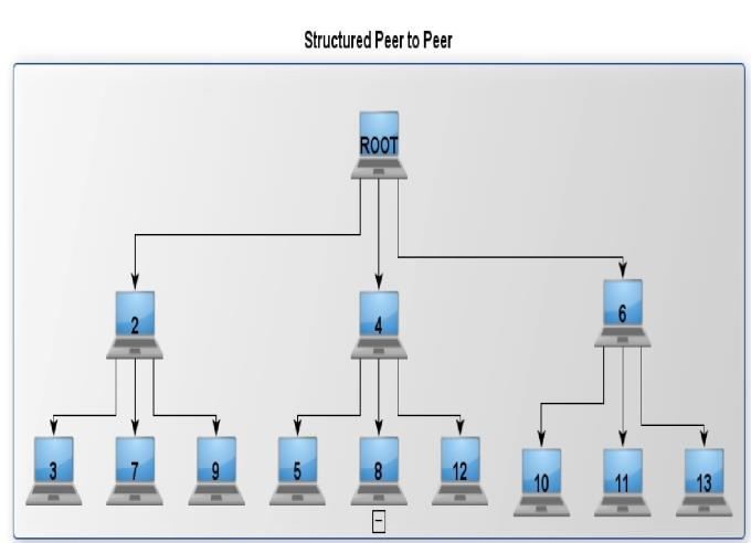 شبکه های P2P دارای ساختار